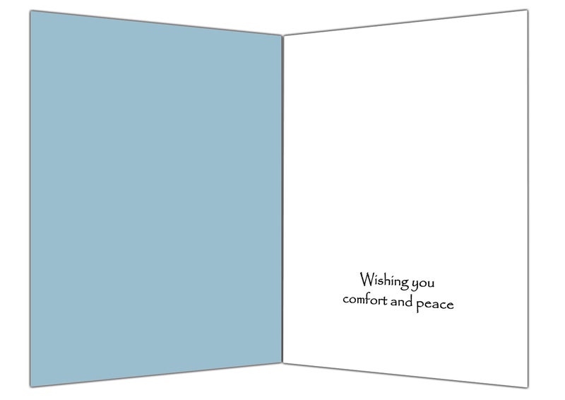Glory To Dog Fond Memories Pet Bereavement/Sympathy Card with Greeting Card Mailing Envelope - Image 2